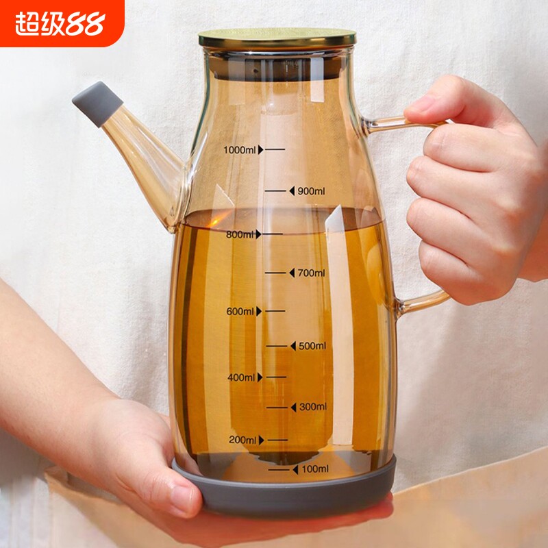 【家用好物】厨房高硼硅玻璃油壶图片