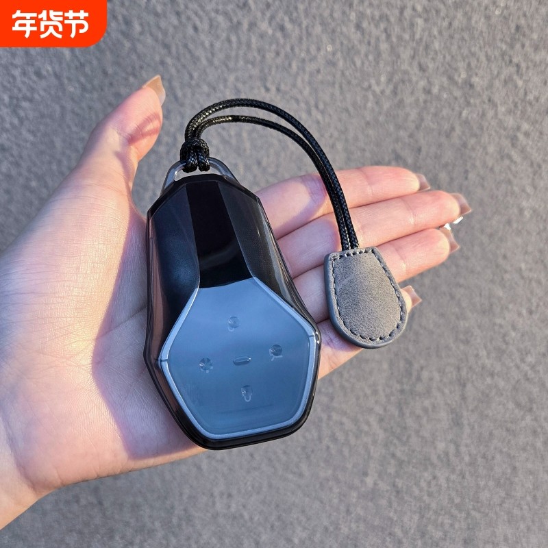 广汽昊铂HL钥匙套昊铂HT透明外壳昊铂GT保护包汽车用品扣25/