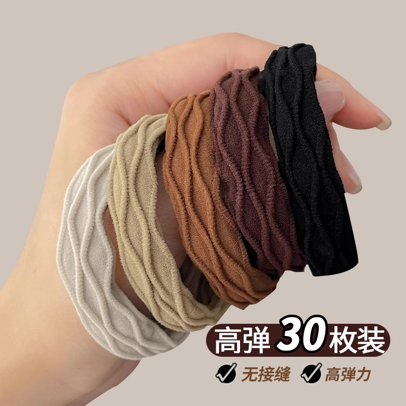头绳2025新款高端橡皮筋女扎头发简约气质发圈高弹力耐用发绳头饰