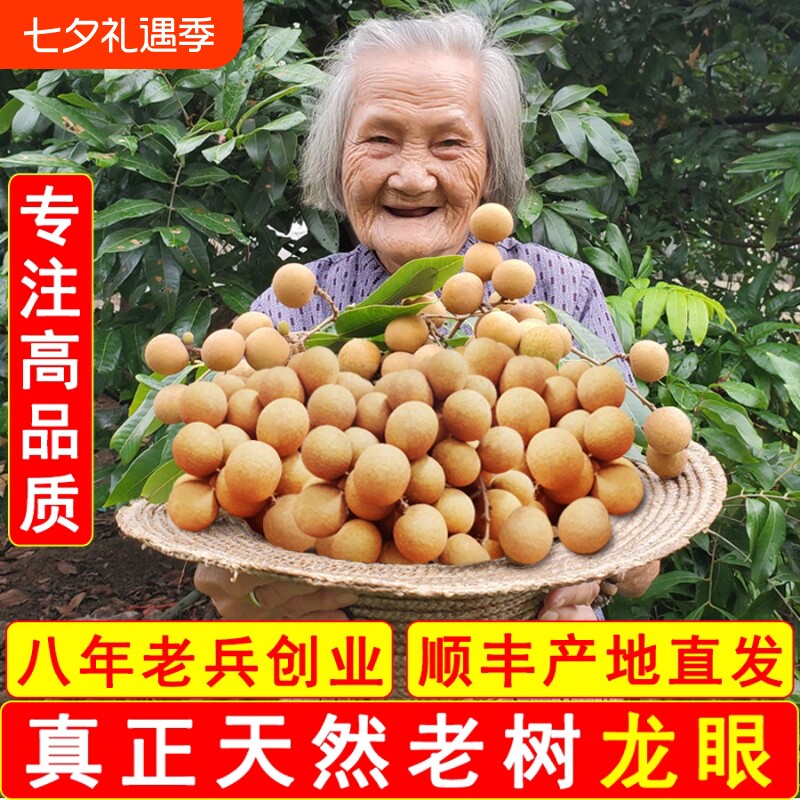 【顺丰包邮】新鲜储良龙眼现摘大果鲜甜整箱孕妇当季时令蔬果鲜嫩