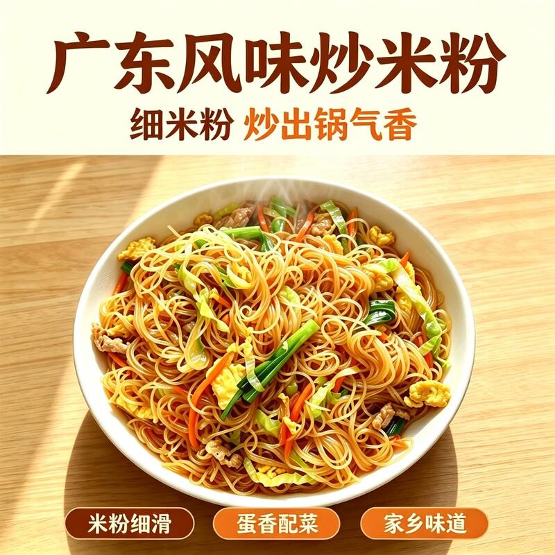 霍山炒米粉袋装原味早餐粉丝宵夜米线方便速食袋装家用独立包装