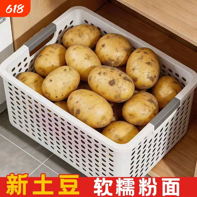贵州特产威宁黄心米拉洋芋土豆新鲜高山老品种黄皮马铃薯十斤