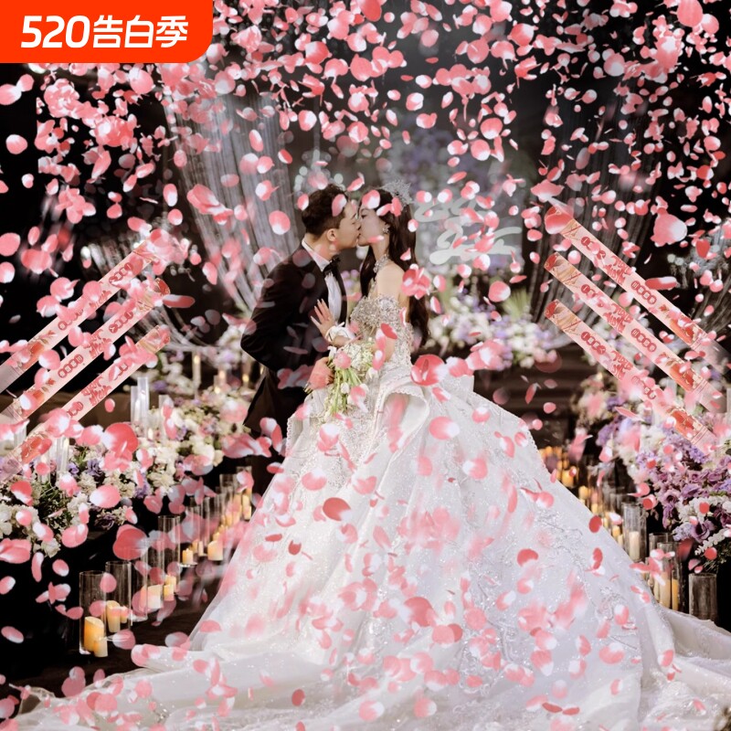 花瓣雨结婚礼炮礼花筒礼筒炮彩带喷手拧花筒喷花婚礼婚庆用品大全