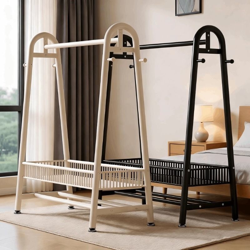 【巨粗32管】大容量卧室挂衣架