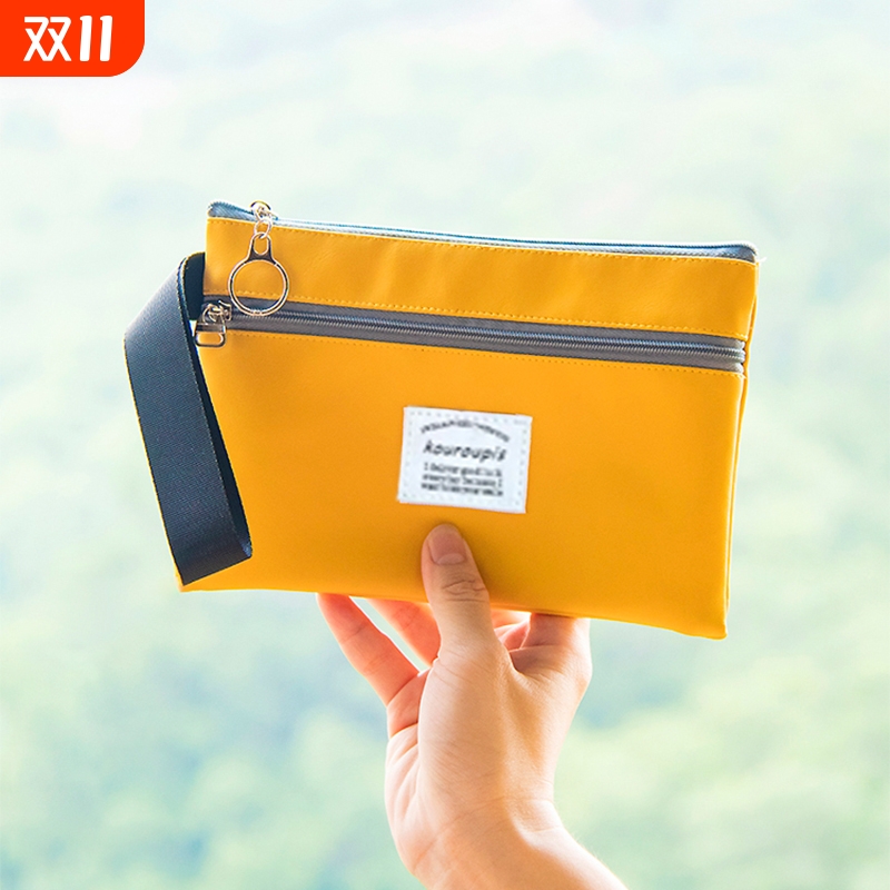 钱包女长款薄款小巧手抓袋手拿手腕包小众设计软皮女士手机零钱包