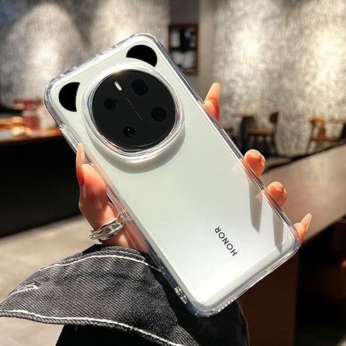 适用荣耀magic8手机壳熊猫耳朵