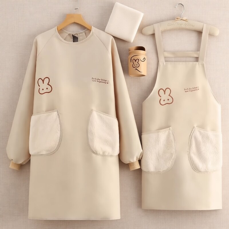 围裙厨房家用防水防油做饭专用2025新款罩衣高级感年轻款女法式