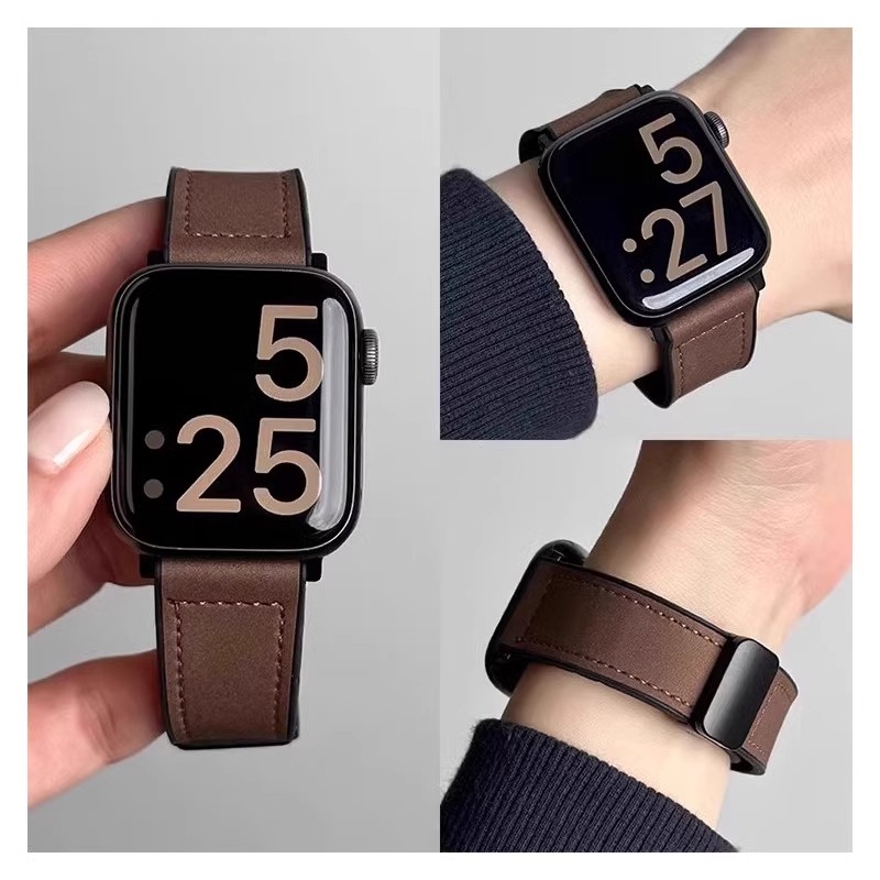 适用小米手环9pro表带秋冬8/7pro手腕带新款硅胶红米5/4皮质redmiwatch3/2/1表带高级感女s1/s2/s3/s4sport