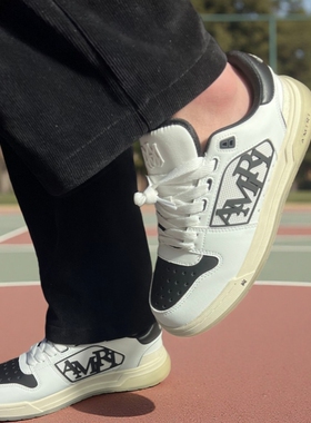 26新款Amiri骨头鞋户外休闲鞋百搭运动鞋板鞋小白鞋简约低帮男女