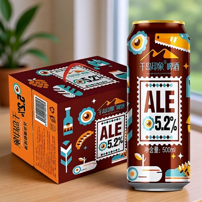 岛印象ALE精酿啤酒500ml*12罐