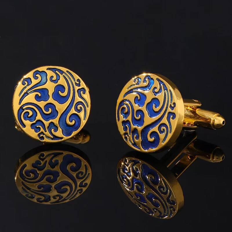 男士轻奢法式袖扣男西装衬衣袖钉百搭高端装饰扣