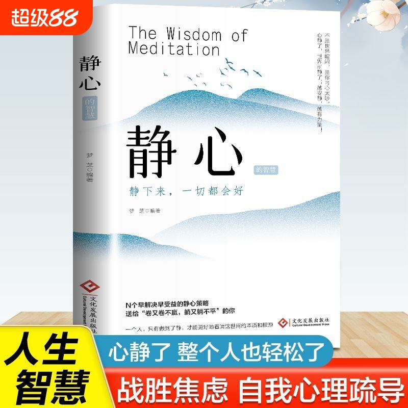 正版速发静心静下来一切都会好情绪控制方法人生智慧哲学青春励志心灵鸡汤正能量战胜焦虑心理学成功修身养性书籍如果自我读者文化