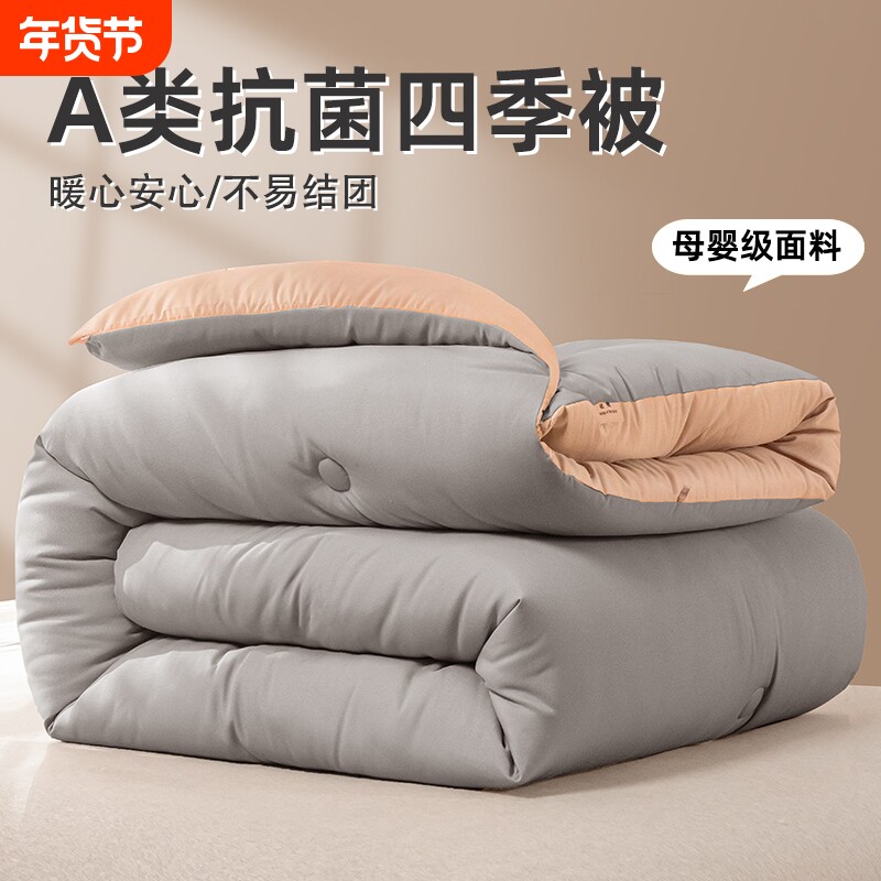 被芯春秋棉被加厚保暖单人冬被学生秋冬空调被四季通用非全棉大豆