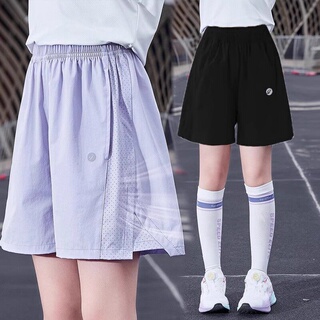 女童短裤冰丝速干2026新款夏季薄款儿童外穿运动裤女大童五分裤子