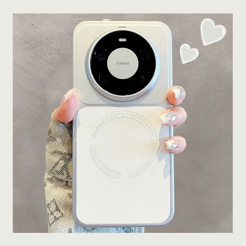 适用华为mate80ProMax手机壳mate70pro+保护套Pura90外壳nova15小米17新款荔枝纹16全包60磁吸x9防摔男女2026