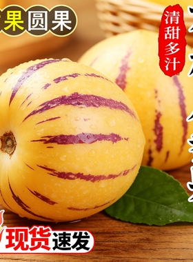 人参果新鲜水果云南石林黄心圆果树上熟七彩人叁果整箱包邮回购