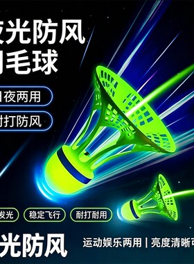【全网新款热销】防风发光羽毛球