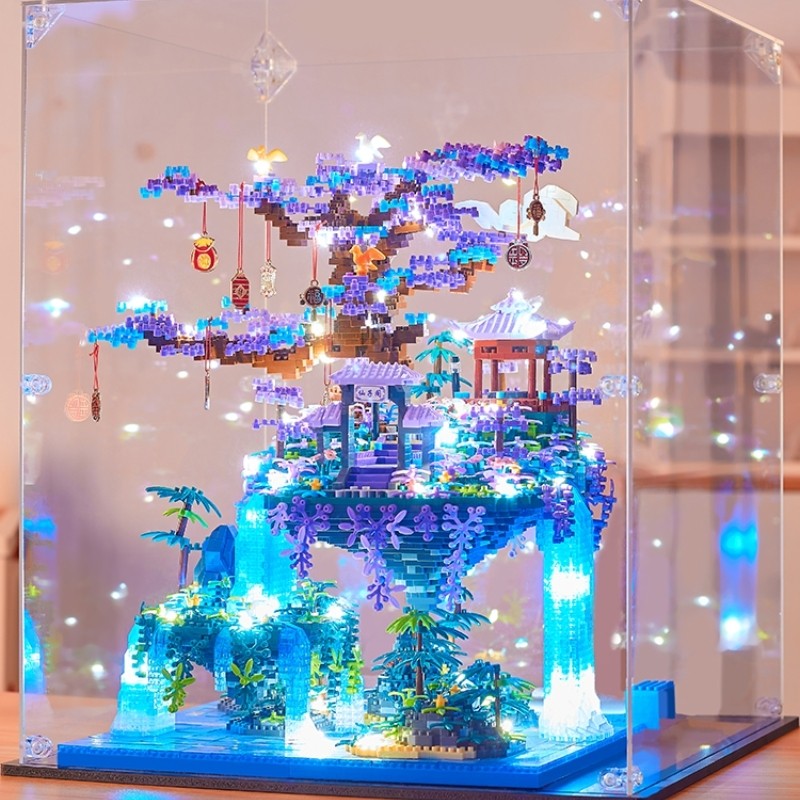 兼容乐高树屋积木仙子阁3d立体拼图男女孩子系列建筑模型拼装玩具