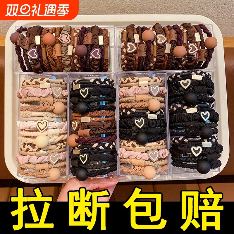 发绳头绳女2025高弹耐用新款高端发圈高级感扎头发橡皮筋女生头饰