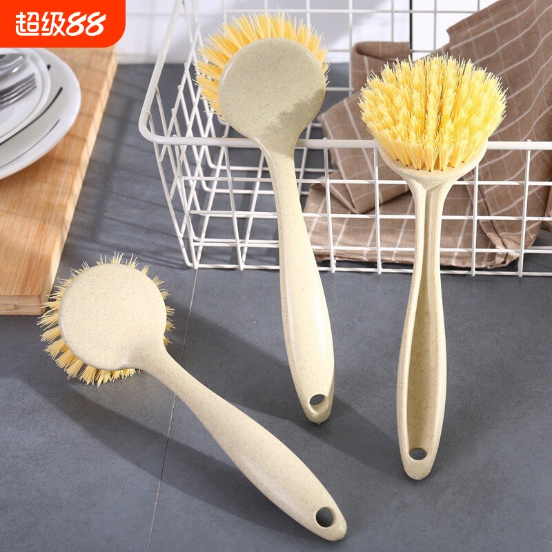 厨房清洁洗碗锅刷家用可挂式长柄多功能刷锅刷不沾油刷日用品灶台