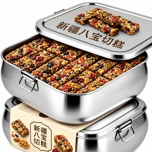 新疆八宝切糕零食营养葡萄干坚果核桃巴旦木传统糕点解馋宿舍整箱