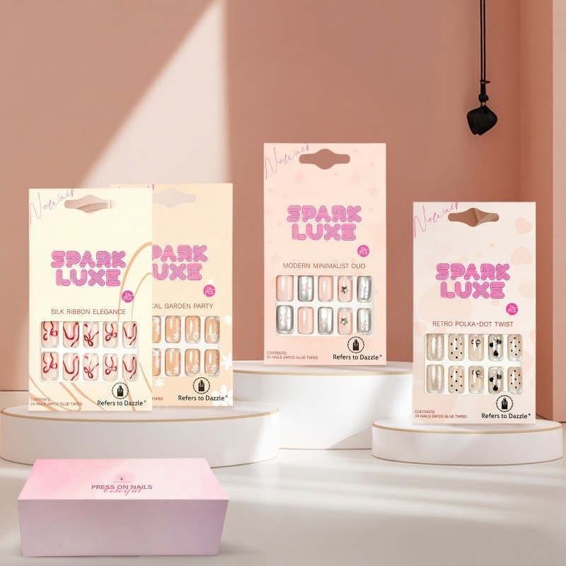 新空气套装穿戴甲批发磷光3D立体