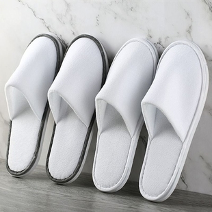 一次性拖鞋 待客10双酒店宾馆美容院防滑加厚旅行便携民宿家用旅游