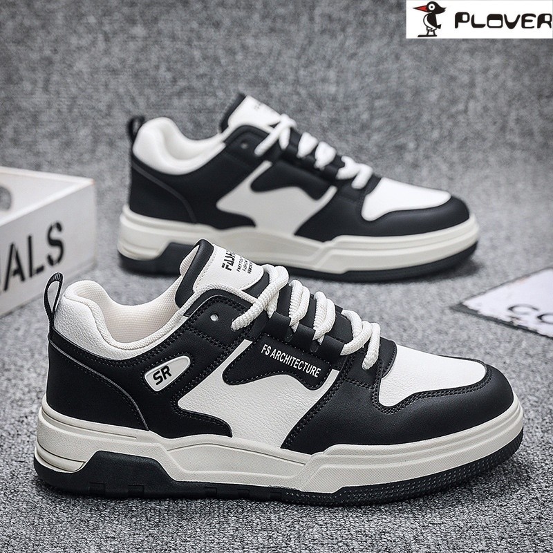 啄木鸟新款男鞋低帮板鞋潮流百搭厚底增高老爹鞋男潮休闲鞋舒适