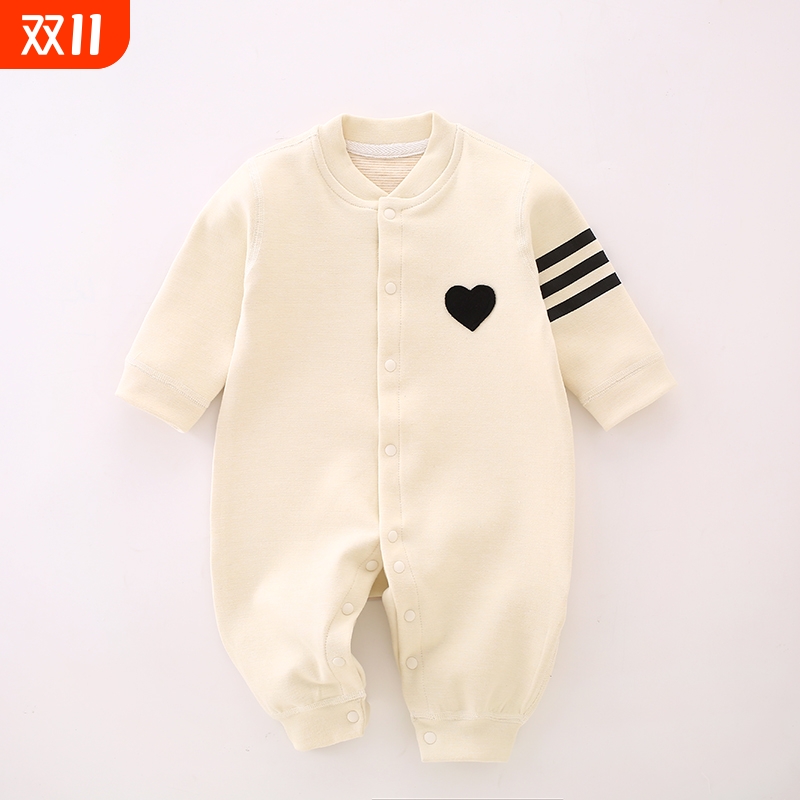 婴儿连体衣秋冬保暖哈衣