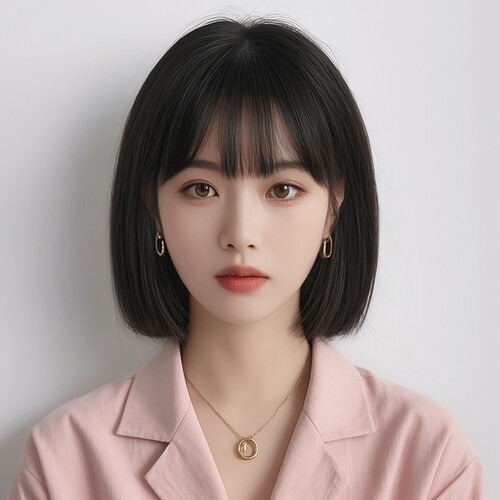 自然减龄假发女短发全头套波波头