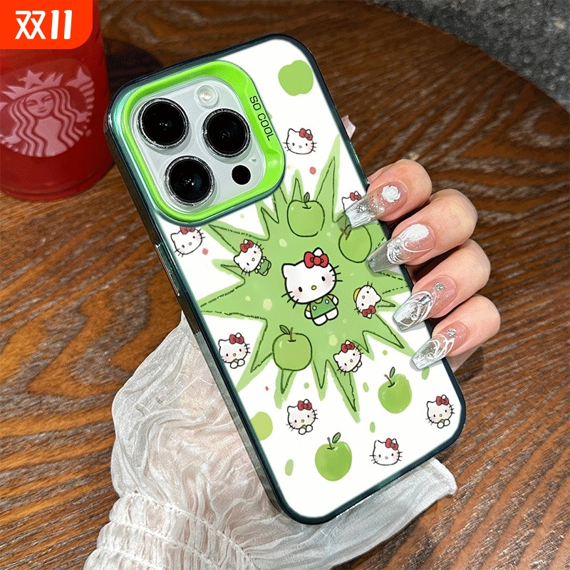 16plus手机壳15彩银红米note14少女心荣耀400硬iPhone13适用12小清新17ProMax多只苹果kt猫华为Mate80ins风11