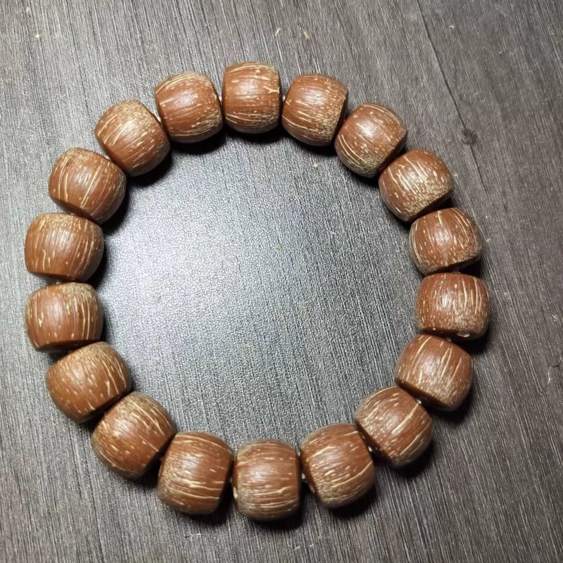 紫金鼠原皮直切手串红皮老籽镜面抛光男女通用文玩手串