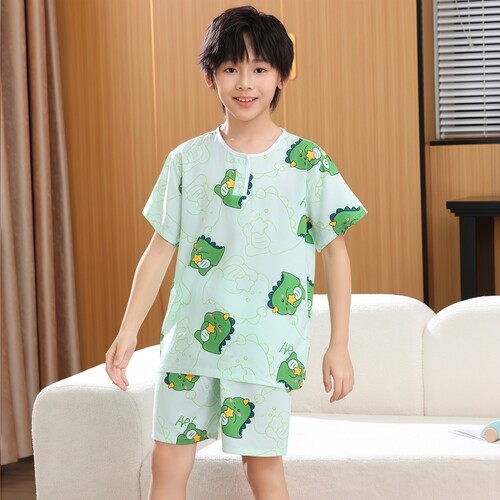 夏季薄款短袖短裤套装