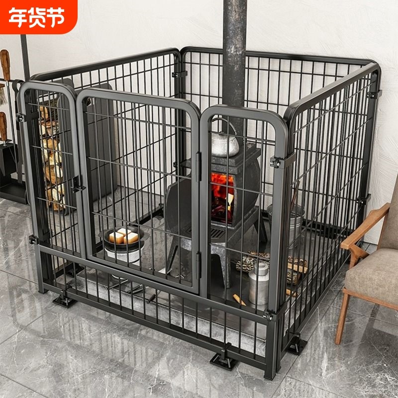 家用室内火炉围栏烤火防烫网罩家用防护栏农村烤炉宠物隔离铁栅栏,宠物/宠物食品及用品,狗笼子,淘宝优惠券,粉丝福利购,淘宝优惠卷