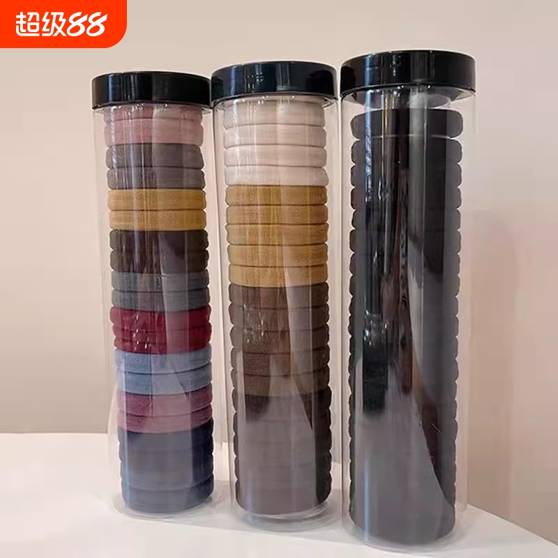 高颜值发圈头绳高弹力耐用ins风马尾无接缝皮筋扎头简约加粗发饰