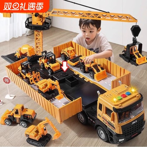 合金大型卡车玩具车|千人加购