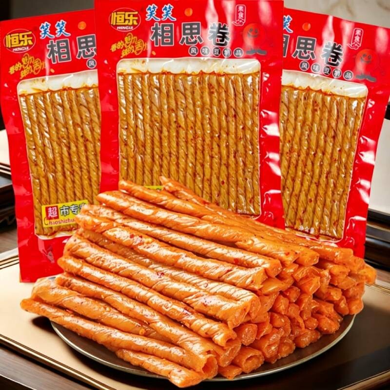 麻辣豆筋辣条老式辣片怀旧零食豆干豆条休闲食品批发装牛蹄筋辣条