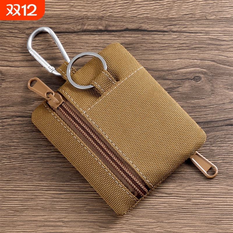 新款日系帆布零钱包迷你卡包小钱包钥匙包休闲多功能收纳包小挂包