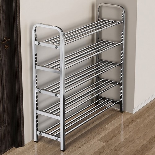 不锈钢简易鞋架！可拆卸大容量