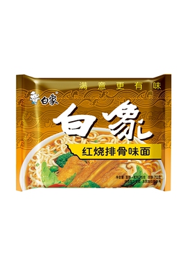 白象红烧排骨味面76g