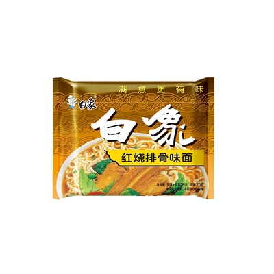白象红烧排骨味面76g