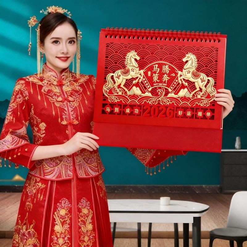 【全网热销50w+】批发马年台历芯