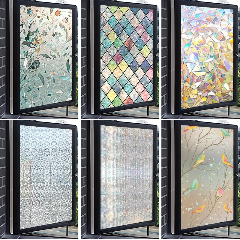 郁金香3d镭射窗贴|超8.4万次加购