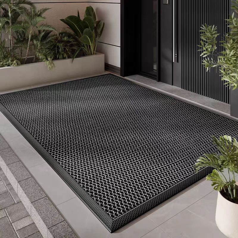 弹力网地垫防滑入户门垫免洗灰色吸水脚垫玄关门厅浴室垫耐脏卧室