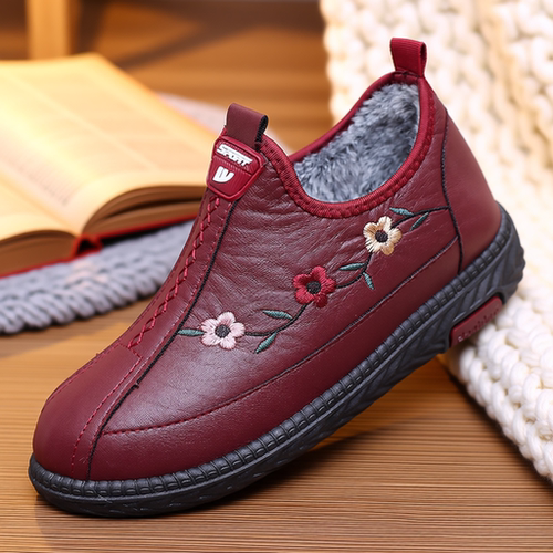 冬季加绒保暖平底棉鞋|169人收藏