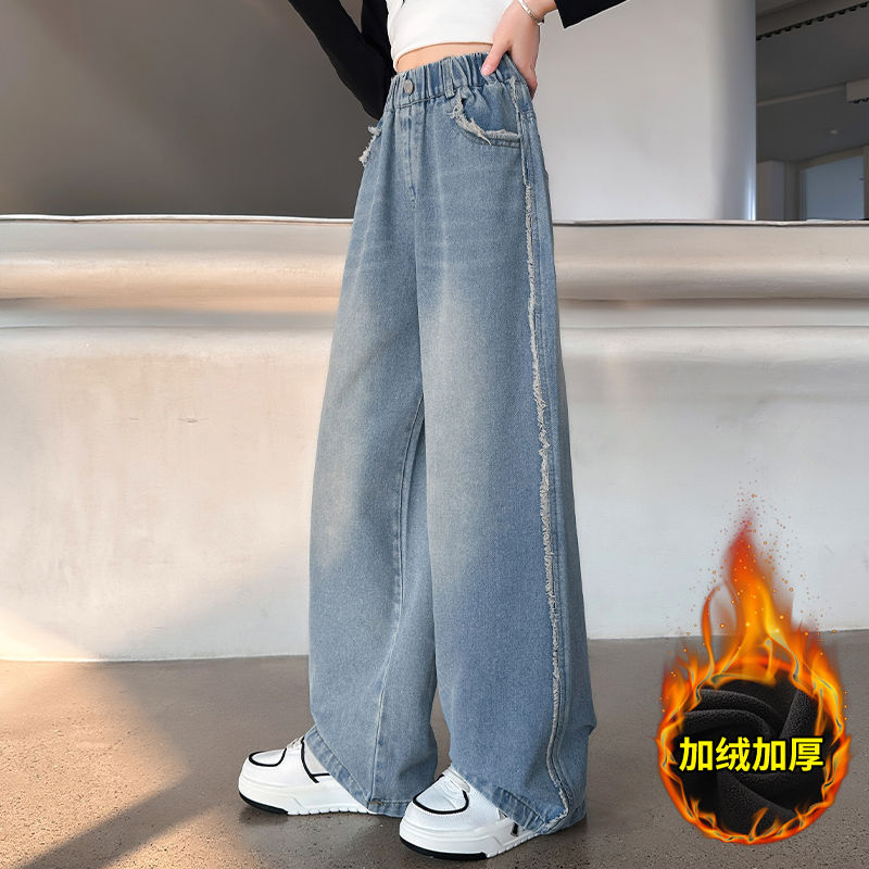 爱西娜牛仔阔腿裤|超2000次加购