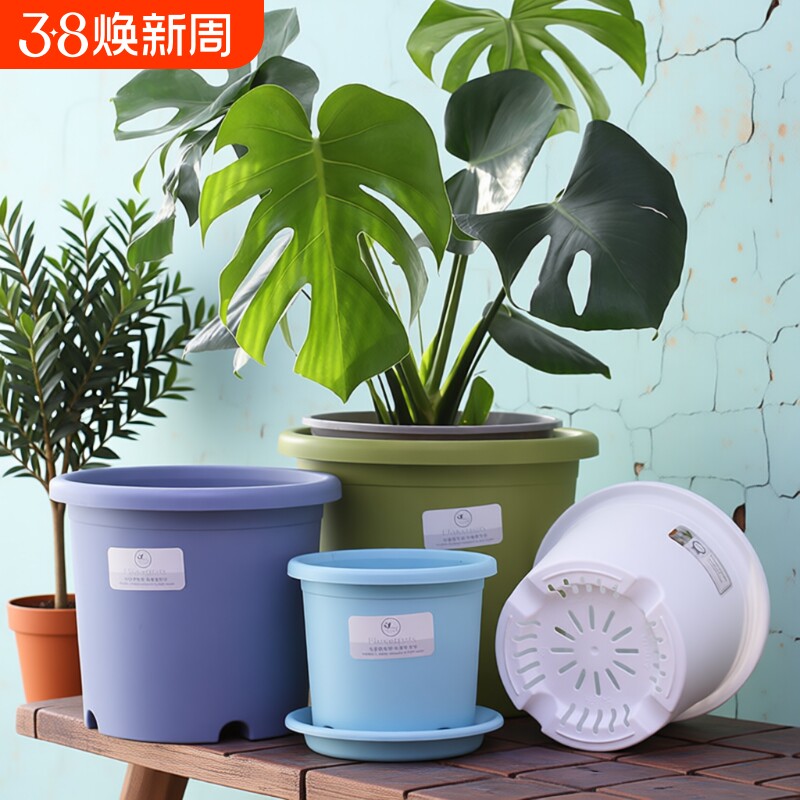 花大爷Deepot加厚加仑盆控根透气树脂塑料大花盆控根盆超大号落地