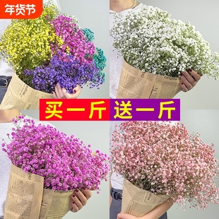 满天星轻奢干花花束客厅摆设装饰摆件云南永生花风干插花真花生日