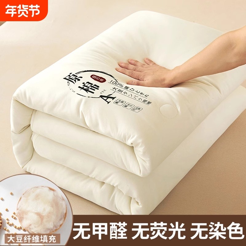 A类母婴级大豆纤维被四季通用春秋被子冬被加厚被芯双人单人原棉,床上用品,化纤被,淘宝优惠券,粉丝福利购,淘宝优惠卷