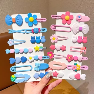 儿童发夹女童可爱卡通发卡宝宝刘海夹子头饰小女孩发饰不伤发头饰